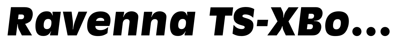 Ravenna TS-XBold Italic